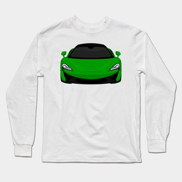 MCLAREN 570S GREEN Long Sleeve T-Shirt by VENZ0LIC